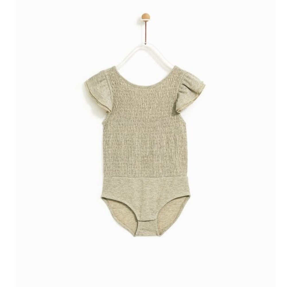 Zara Kids Shiny Bodysuit size 5